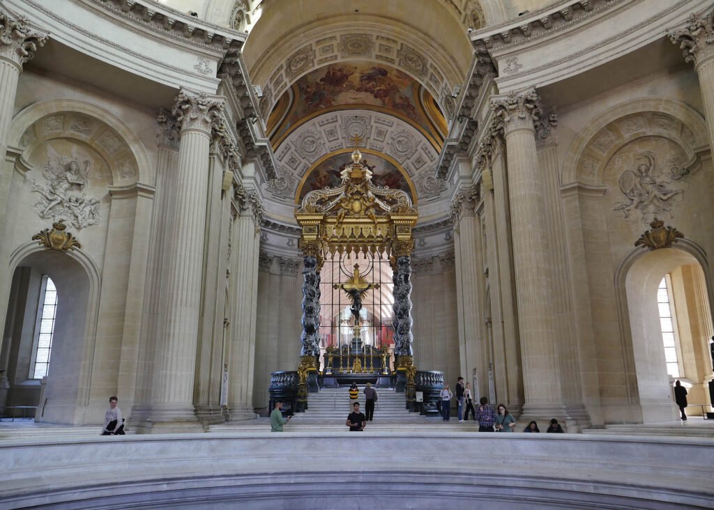 Inside the Dome at the Hôtel National des Invalides in Paris
