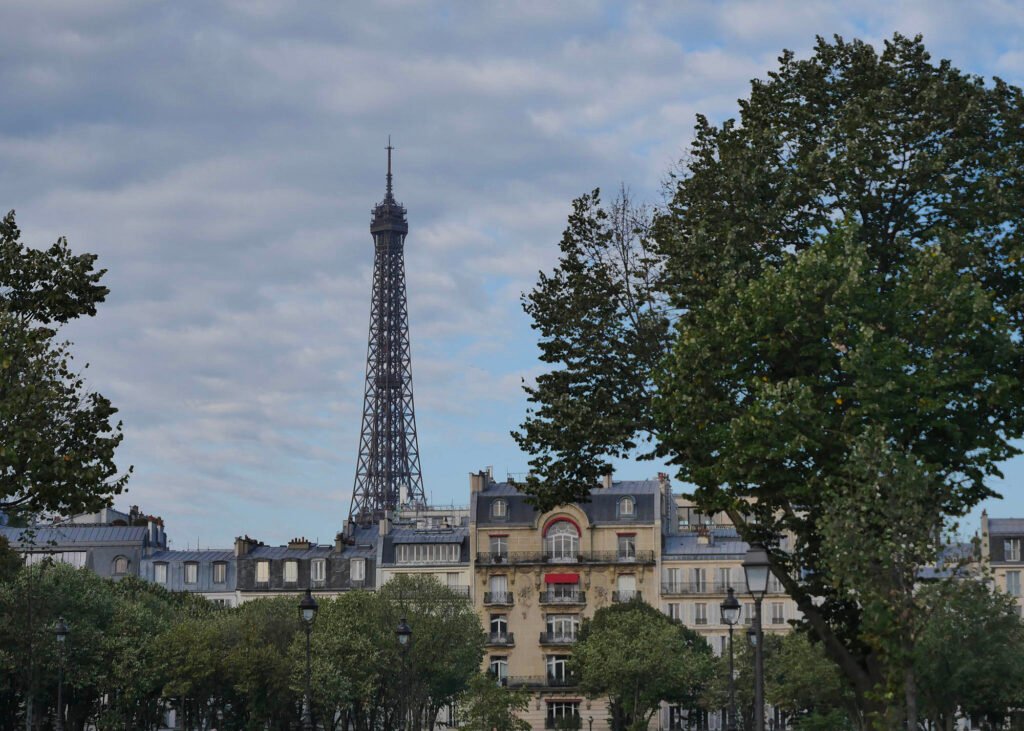 View of the Eiffel Tower from Invalides