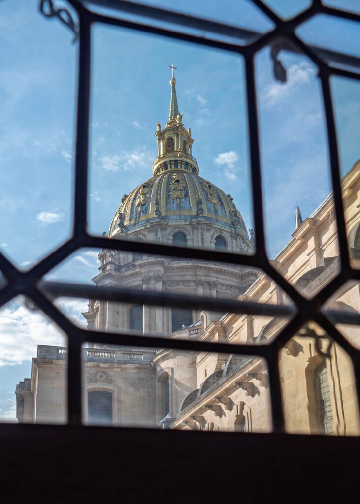 View of the Dome at the Hôtel National des Invalides in Paris