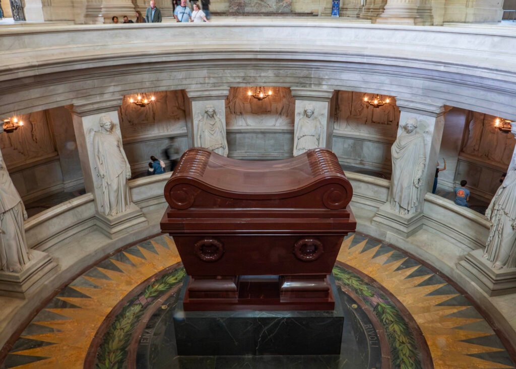 Napoleon's tomb at the Hôtel National des Invalides in Paris