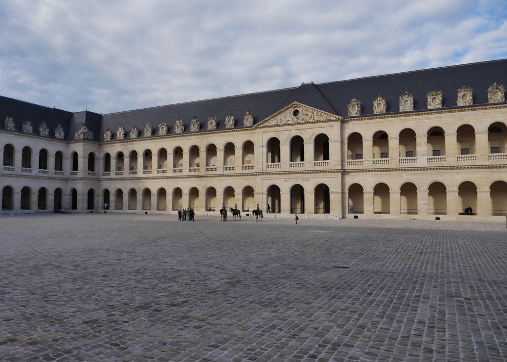 Courtyard of the Hôtel National des Invalides in Paris
