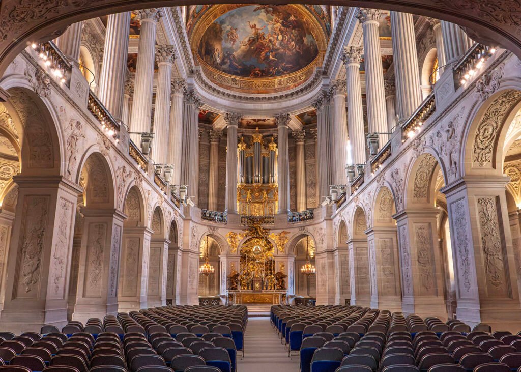 The Royal Chapel at ground floor level in Versailles