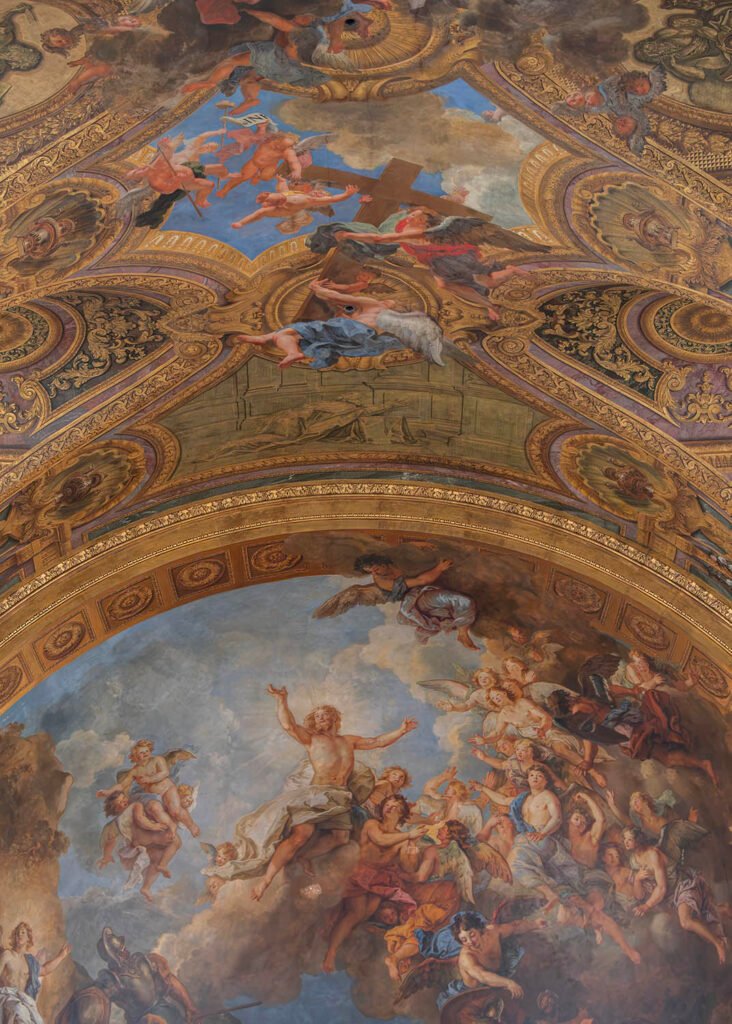 The ceiling of the Royal Chapel at Versailles