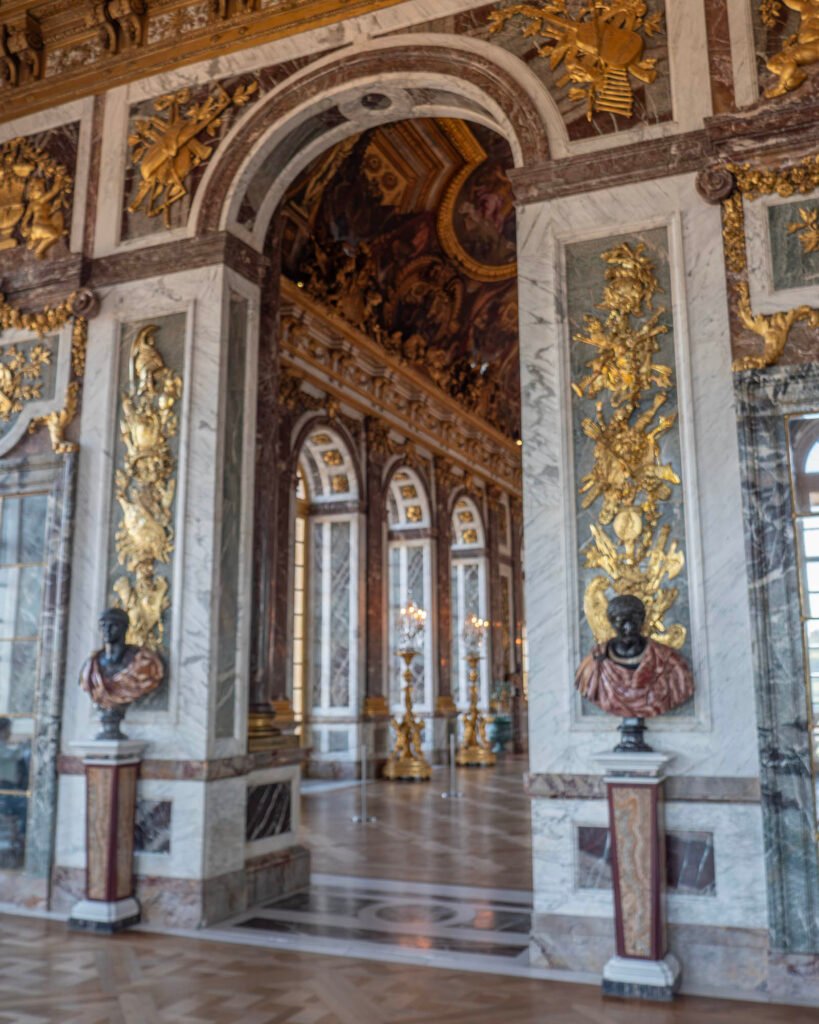 Door into the Hall of Mirrors at Versailles